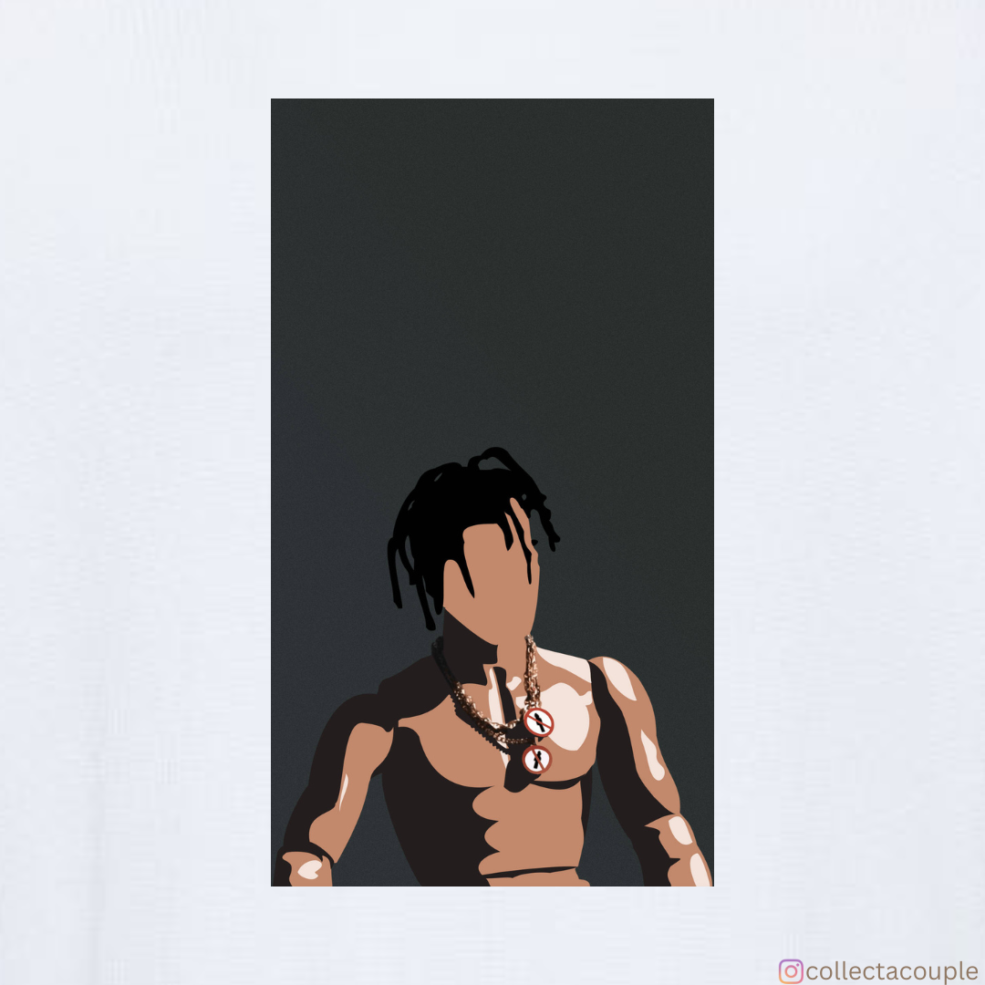 Travis Scott: Illustration (3) Oversized Unisex T-shirt (front and back print)