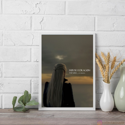 House of The Dragon: Rhaenyra Quote Framed Poster