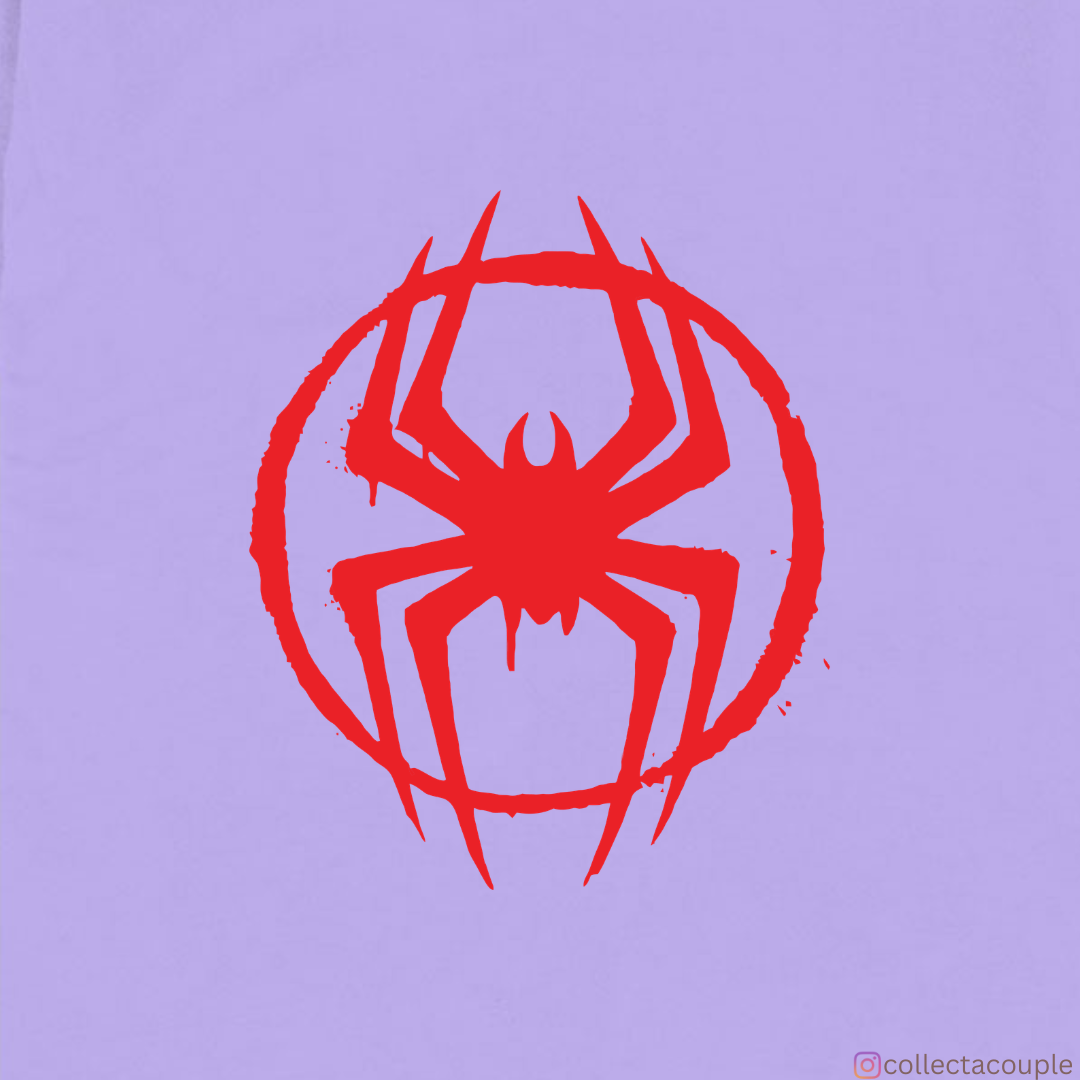 Spider Verse: Miles Morales Upside Down Oversized Unisex T-shirt (front and back print)