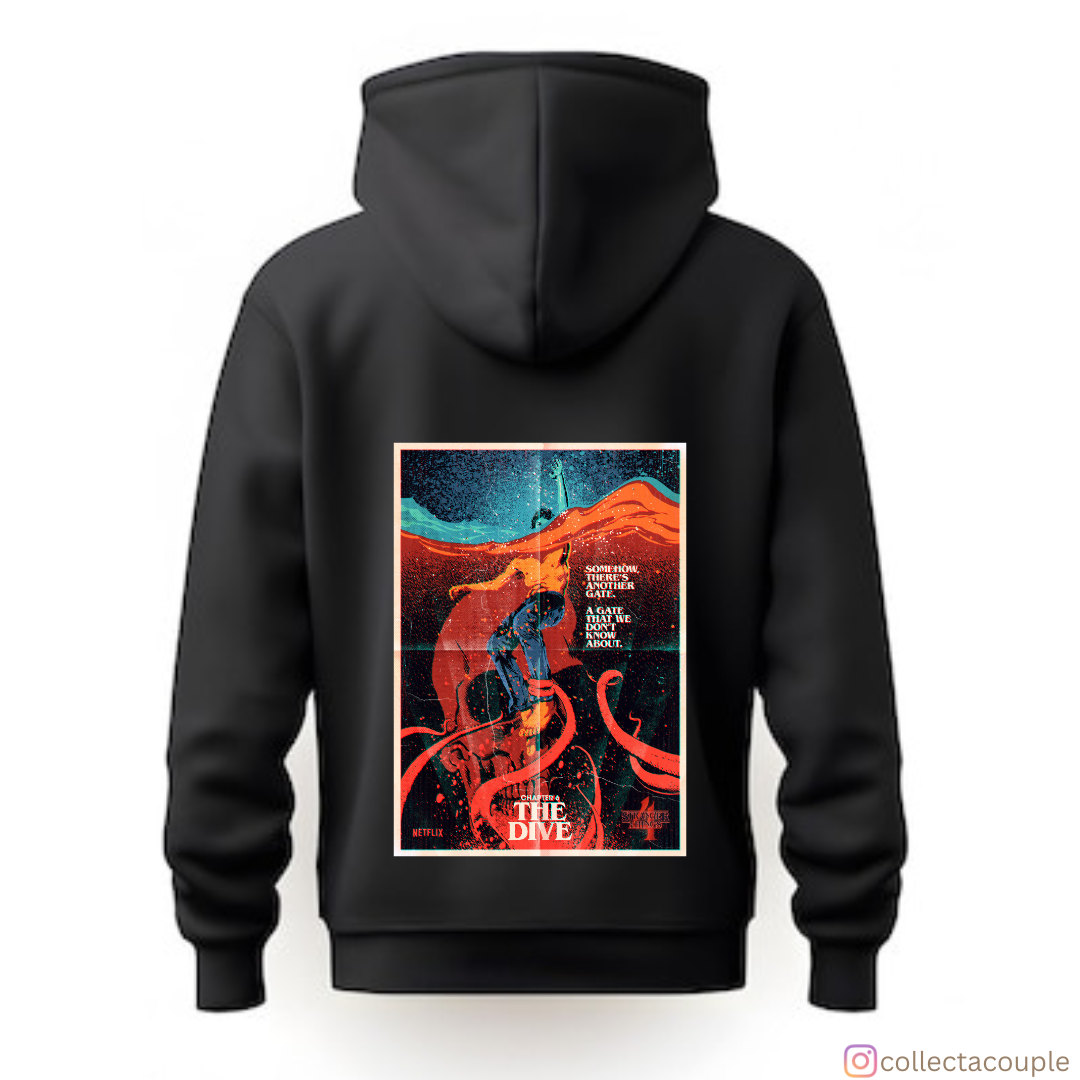 Stranger Things: The Dive Unisex Hoodie (front & back print)