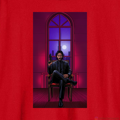 John Wick: Illustrated Oversized Unisex T-shirt (front and back print)