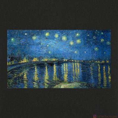 Van Gogh: Starry Night Over The Rhone Unisex T-shirt
