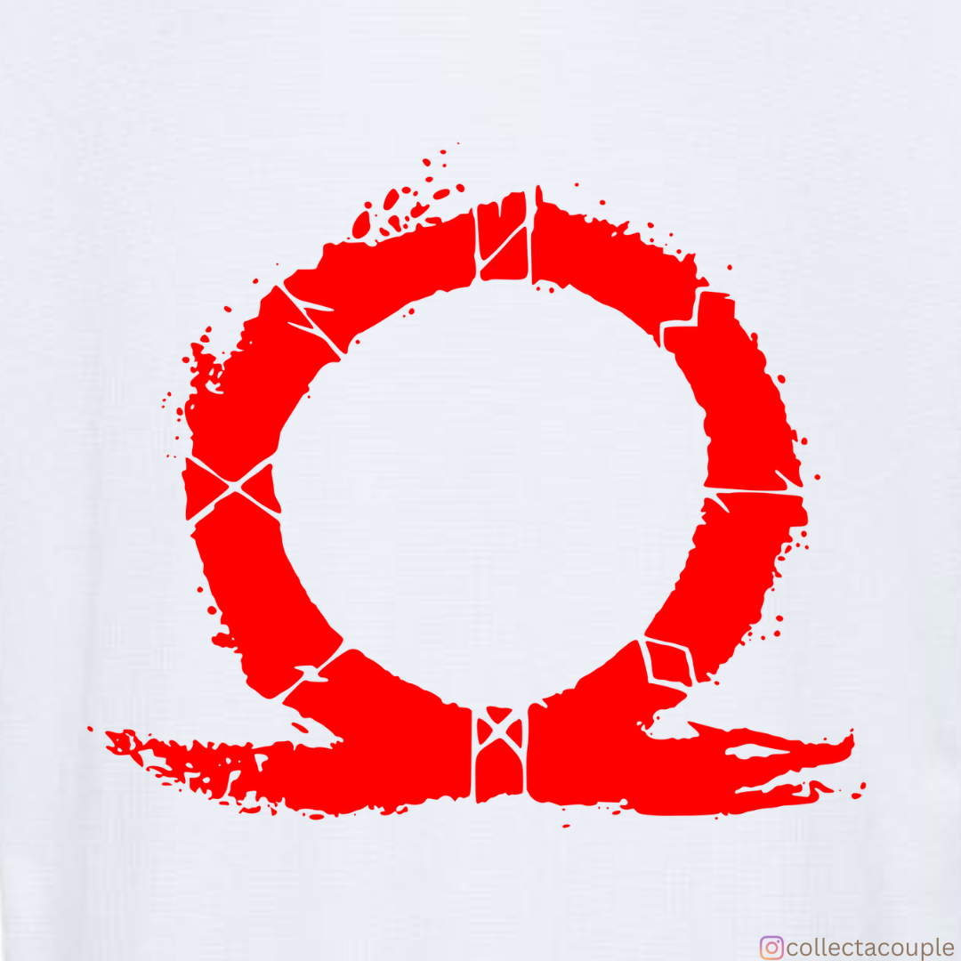 God of War: Kratos Illustration Oversized Unisex T-shirt (front and back print)