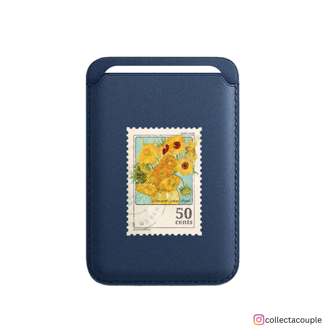 Van Gogh: Sunflowers Stamp Magsafe Wallet