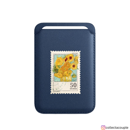 Van Gogh: Sunflowers Stamp Magsafe Wallet