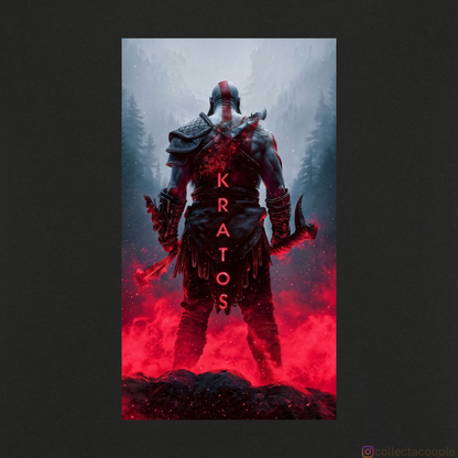 God of War: Kratos Oversized Unisex T-shirt (front and back print)