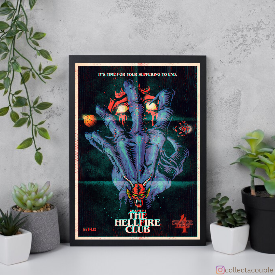 Stranger Things: The Hellfire Club Framed Poster