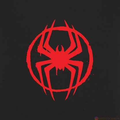 Spider Verse: Miles Morales Upside Down Oversized Unisex T-shirt (front and back print)