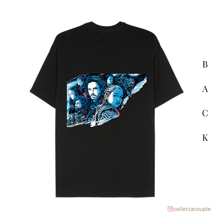 Game of Thrones: Illustration Cast Oversized Unisex T-shirt (front and back print)