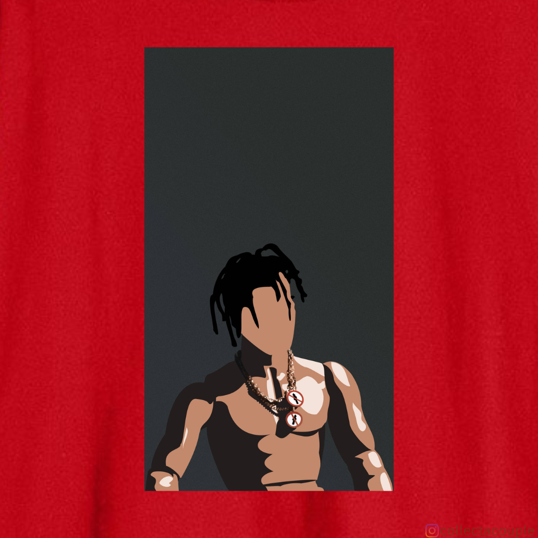 Travis Scott: Illustration (3) Oversized Unisex T-shirt (front and back print)