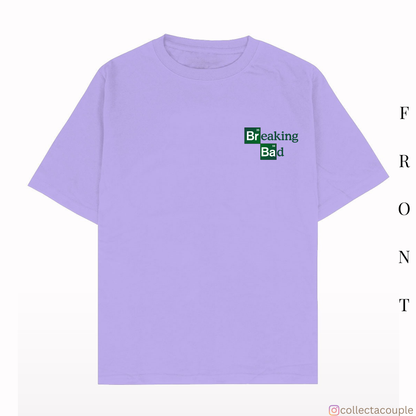 Breaking Bad: Walter and Jesse Illustrated Oversized Unisex T-shirt (front and back print)