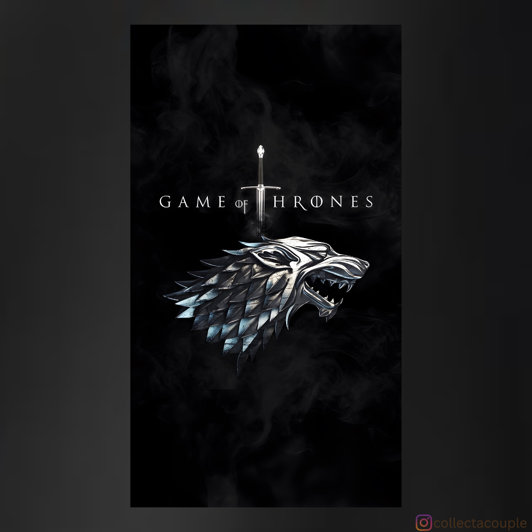 Game of Thrones: House Stark Unisex Hoodie (front & back print)