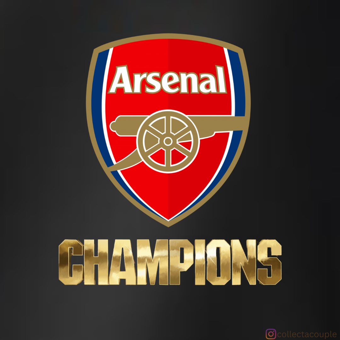 Arsenal: Premier League Champions 25/26 Unisex Hoodie (front & back print)