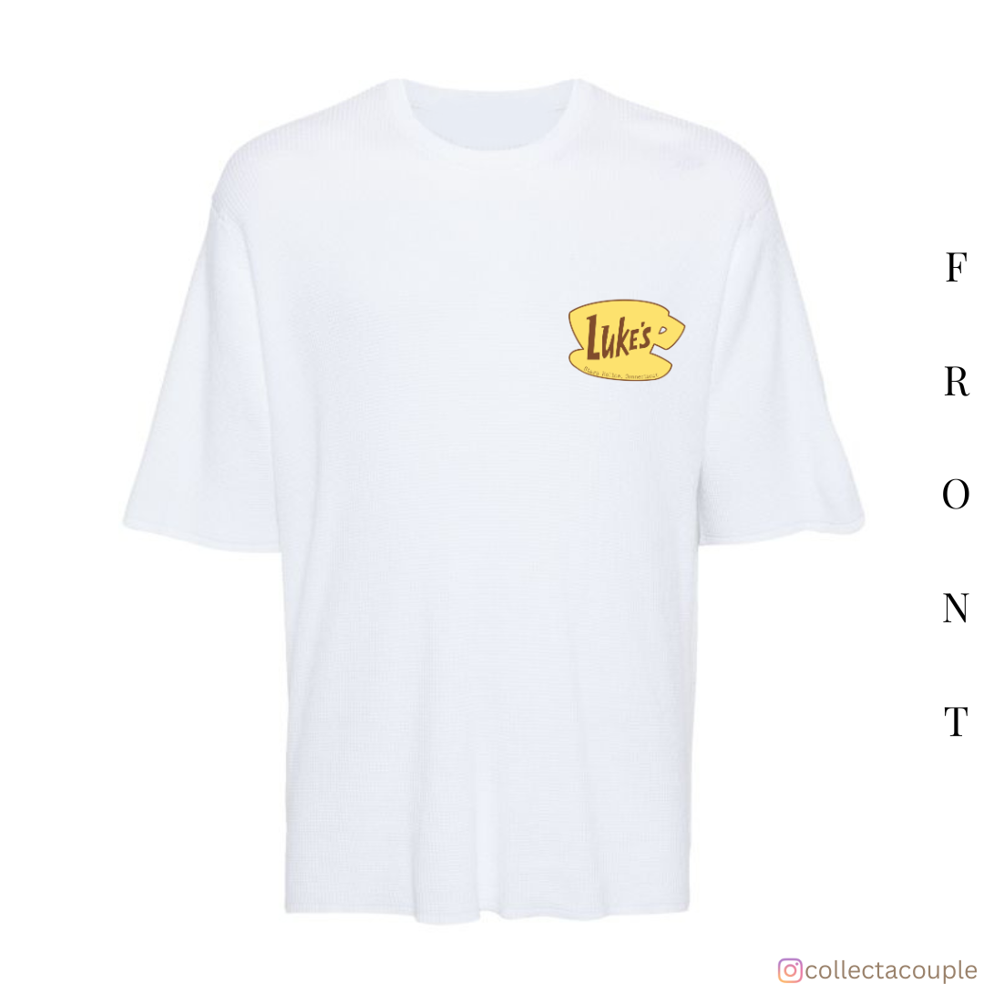 Gilmore Girls: Illustrated Rory & Lorelai Oversized Unisex T-shirt (front and back print)
