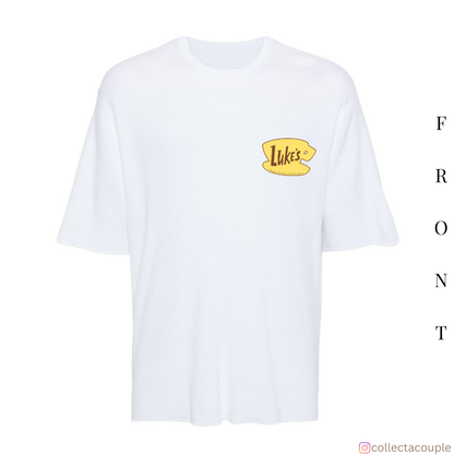 Gilmore Girls: Illustrated Rory & Lorelai Oversized Unisex T-shirt (front and back print)