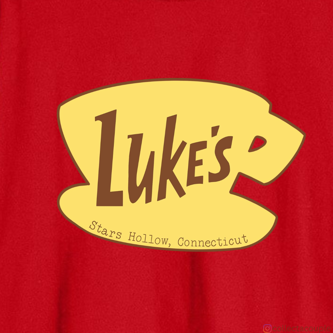 Gilmore Girls: Illustrated Rory & Lorelai Oversized Unisex T-shirt (front and back print)