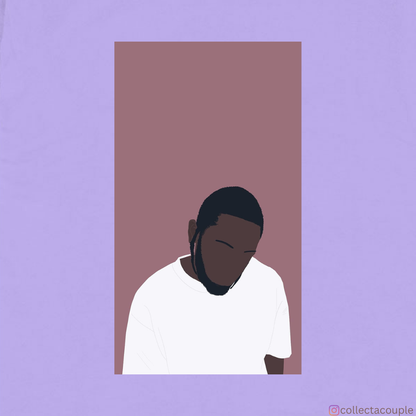 Kendrick Lamar: Damn Illustrated Oversized Unisex T-shirt (front and back print)