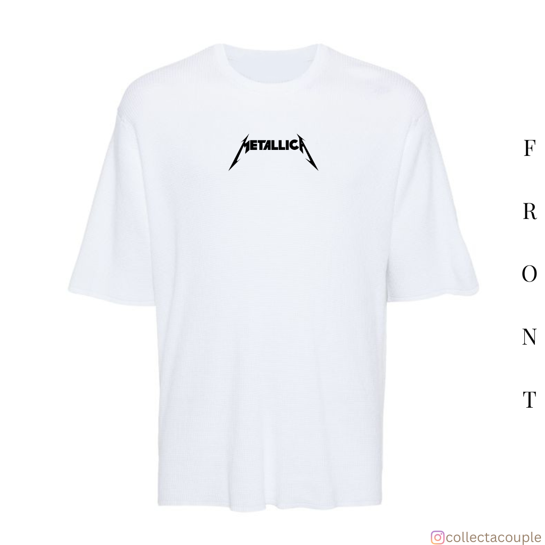 Metallica: Oversized Unisex T-shirt (front and back print)
