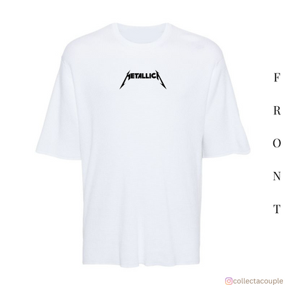 Metallica: Oversized Unisex T-shirt (front and back print)