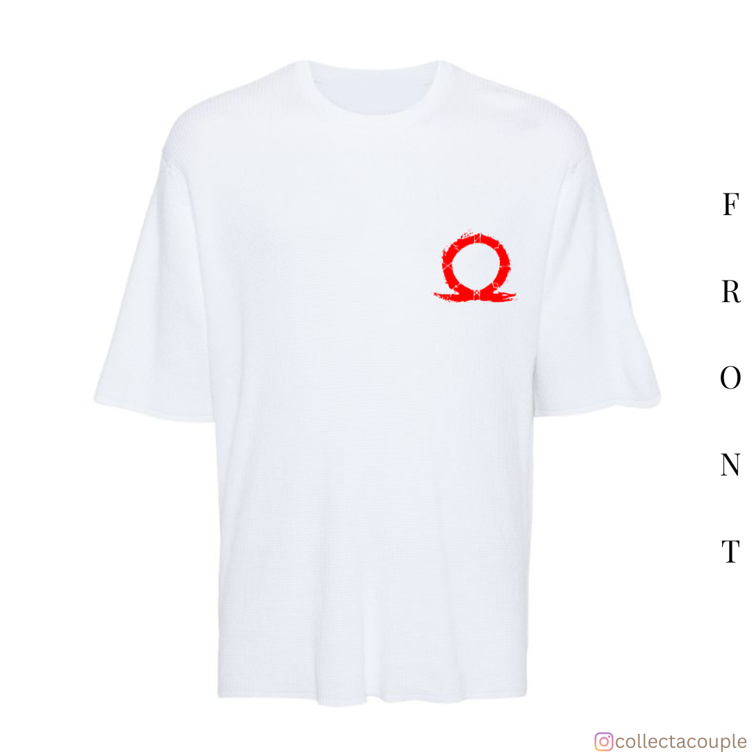 God of War: Kratos Oversized Unisex T-shirt (front and back print)