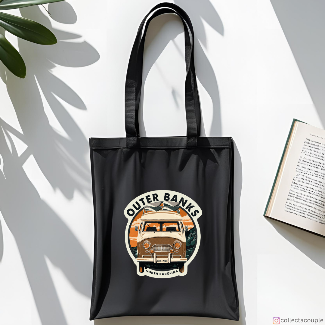 Outer Banks: Illustration Tote Bag