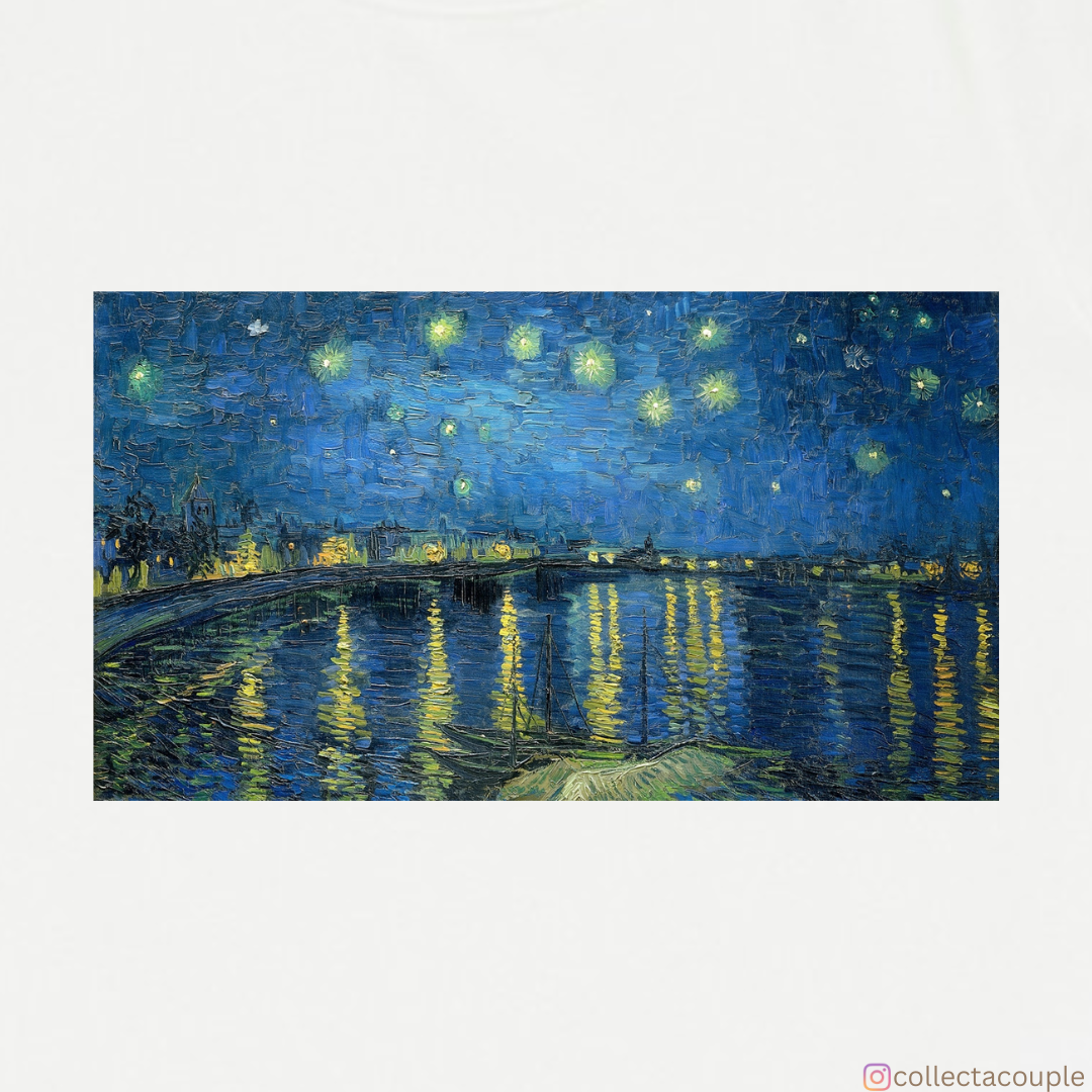 Van Gogh: Starry Night Over The Rhone Unisex T-shirt
