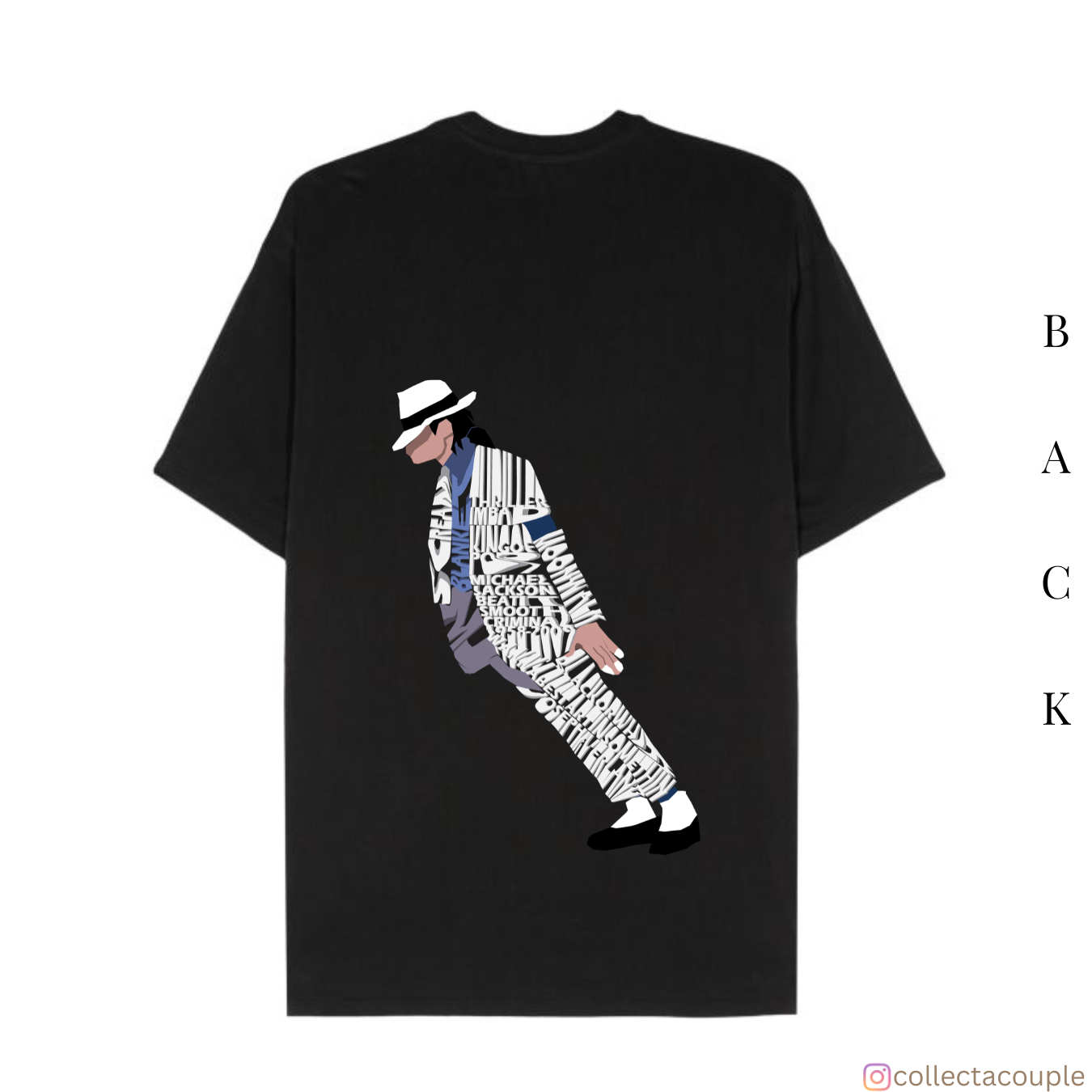 Michael Jackson: Smooth Criminal Oversized Unisex T-shirt (front and back print)