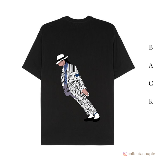 Michael Jackson: Smooth Criminal Oversized Unisex T-shirt (front and back print)