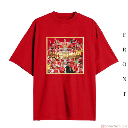 Arsenal: Premier League Champions 25/26 Oversized Unisex T-shirt