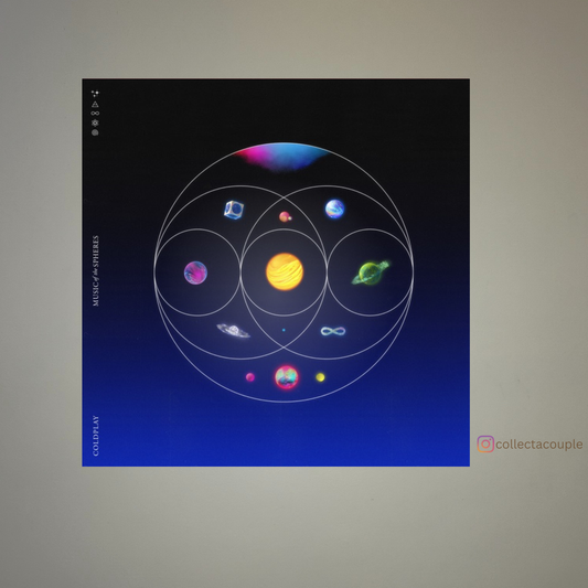 Coldplay: Music of Spheres Album Cover Hardboard Poster