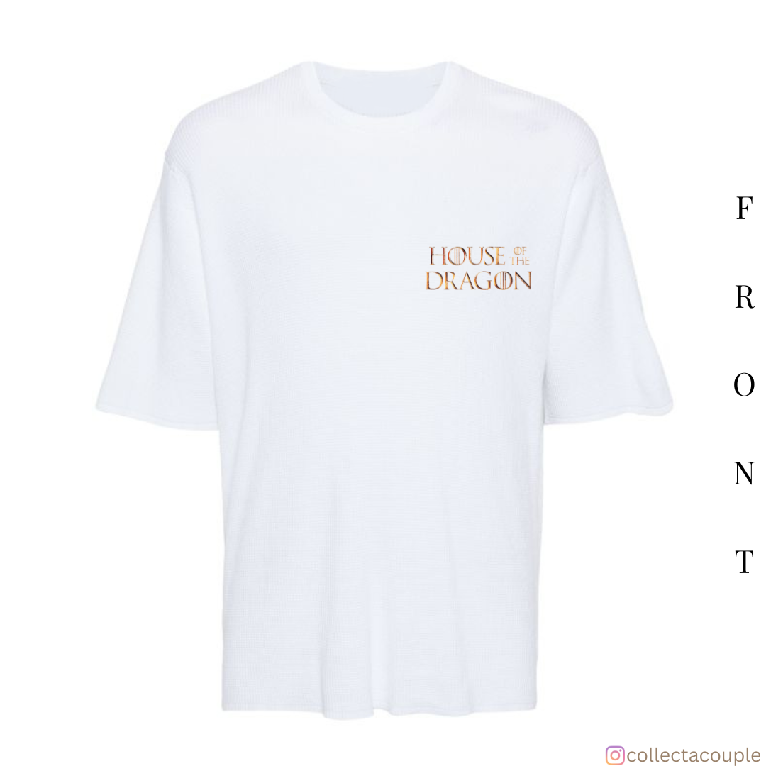 House of The Dragon: Daemon Targaryen Oversized Unisex T-shirt (front and back print)