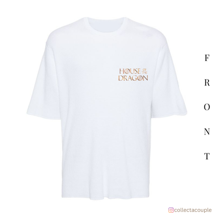 House of The Dragon: Daemon Targaryen Oversized Unisex T-shirt (front and back print)