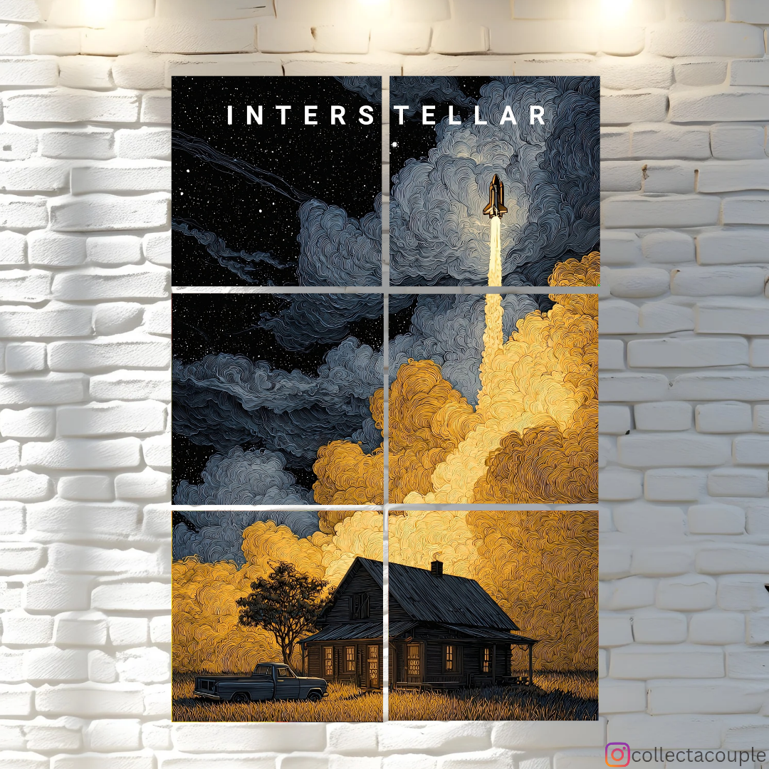 Interstellar : Illustration Fandom Puzzle Board Wall Art