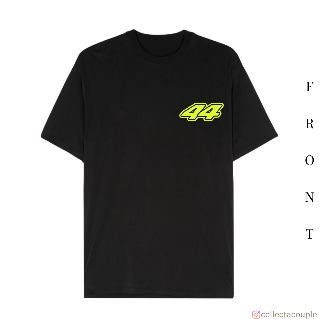 Lewis Hamilton: Ferrari Oversized Unisex T-shirt (front and back print)