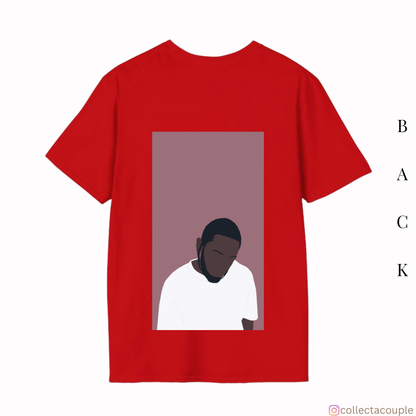 Kendrick Lamar: Damn Illustrated Oversized Unisex T-shirt (front and back print)