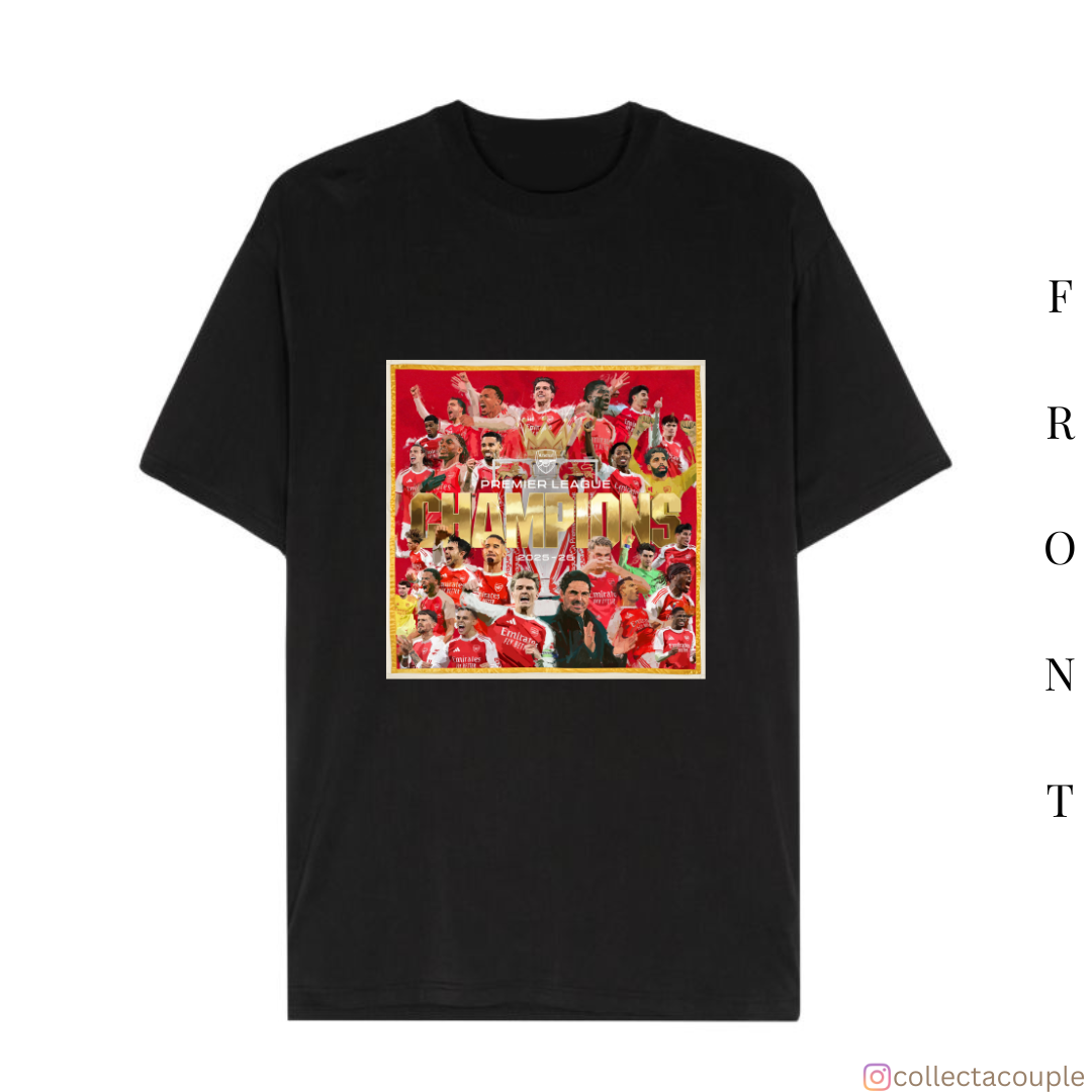 Arsenal: Premier League Champions 25/26 Oversized Unisex T-shirt