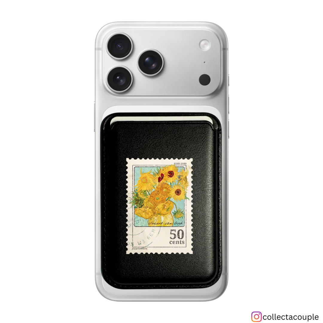 Van Gogh: Sunflowers Stamp Magsafe Wallet