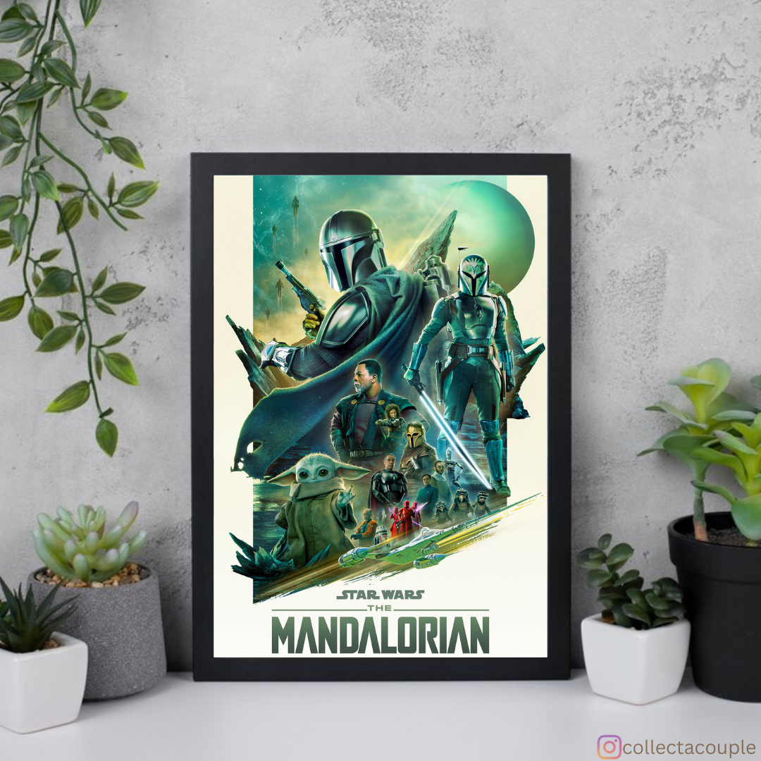 Star Wars: The Mandalorian Framed Poster