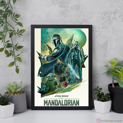 Star Wars: The Mandalorian Framed Poster