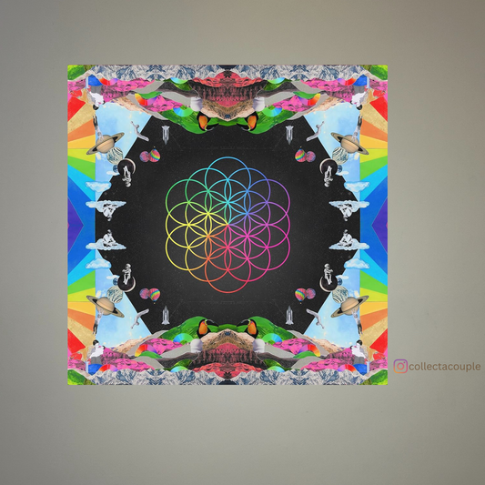 Coldplay: A Head Full of Dreams Album Cover Hardboard Poster