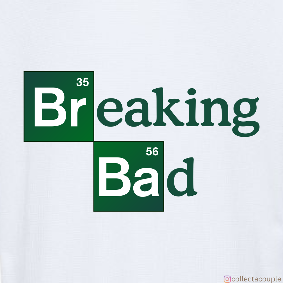 Breaking Bad: Walter and Jesse Illustrated Oversized Unisex T-shirt (front and back print)