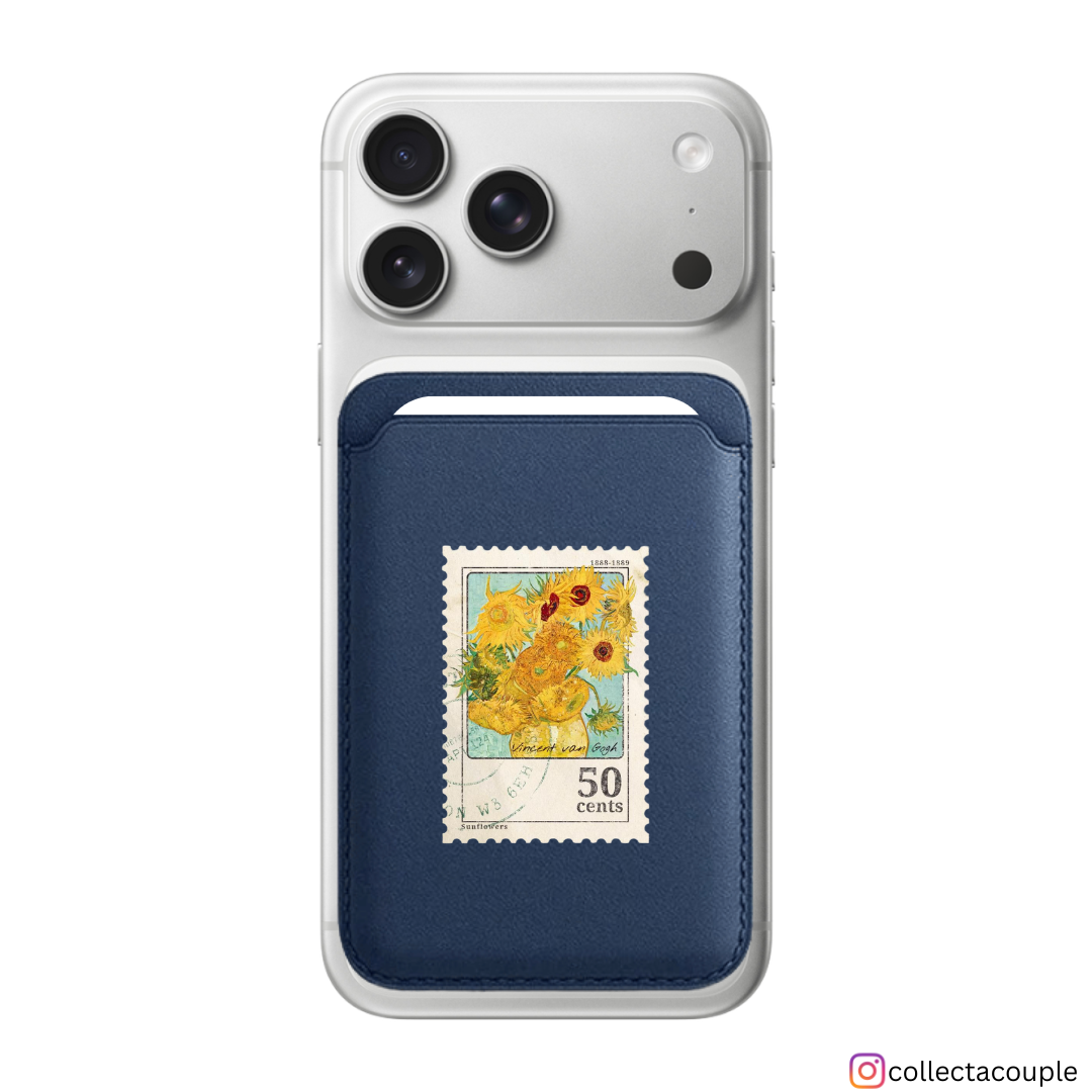 Van Gogh: Sunflowers Stamp Magsafe Wallet