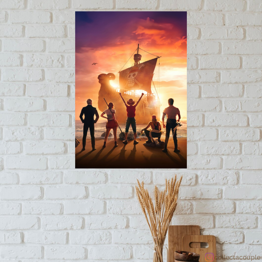 One Piece: Crew Scenic Poster