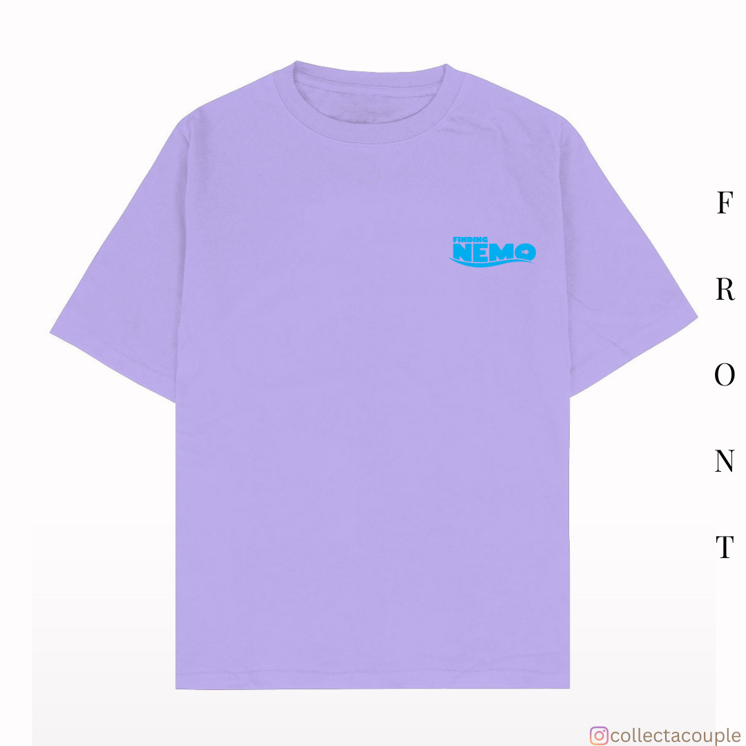 Finding Nemo: Poster Oversized Unisex T-shirt (front and back print)