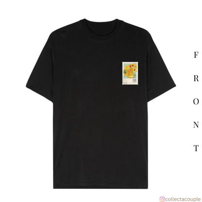 Van Gogh: Sunflowers Oversized Unisex T-shirt (front and back print)