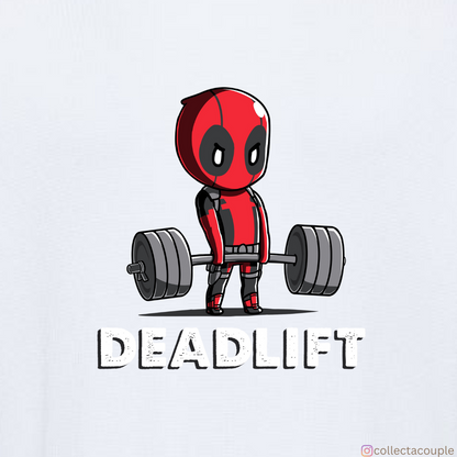 Deadpool: Deadlift Illustrated Oversized Unisex T-shirt (front and back print)