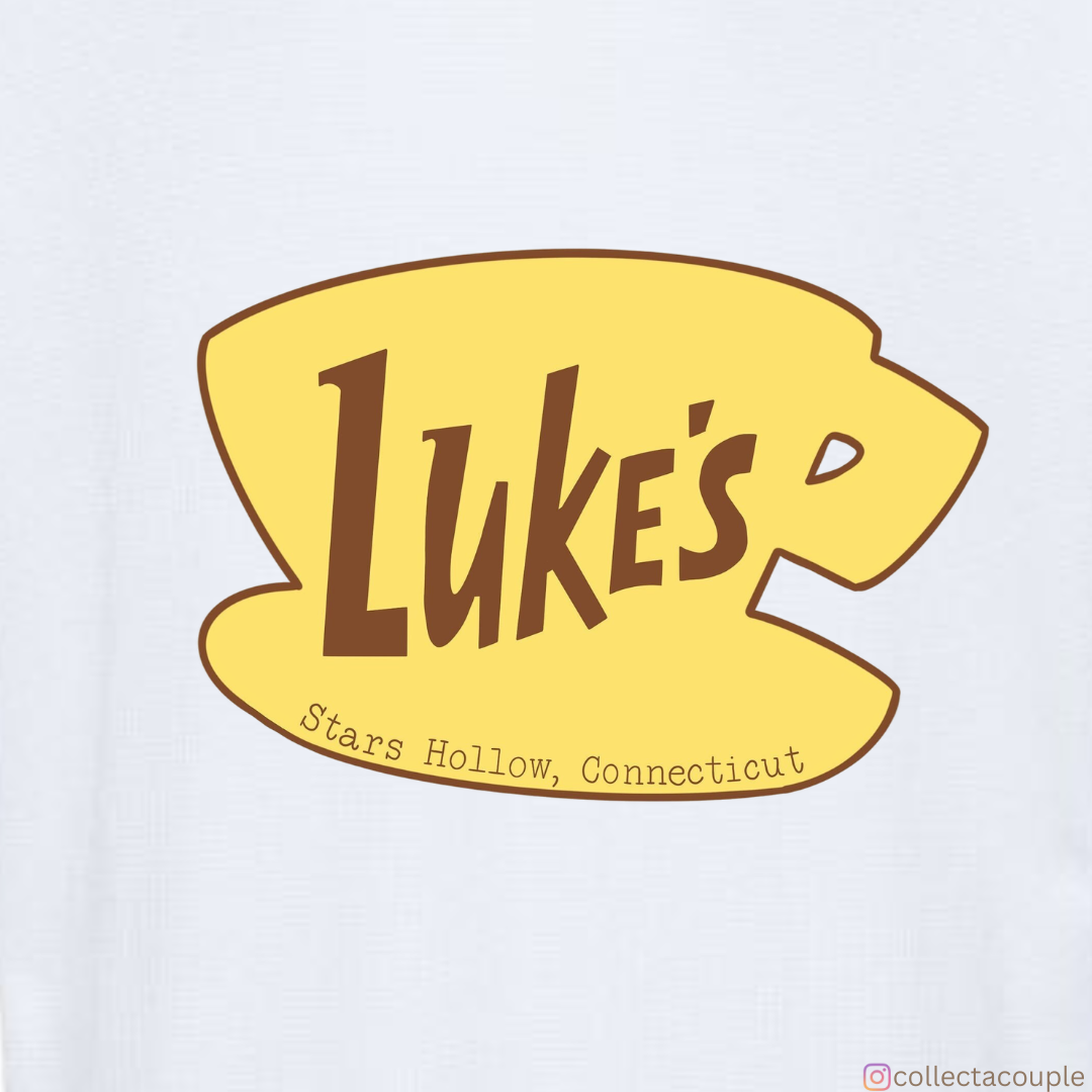 Gilmore Girls: Illustrated Rory & Lorelai Oversized Unisex T-shirt (front and back print)