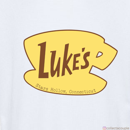 Gilmore Girls: Illustrated Rory & Lorelai Oversized Unisex T-shirt (front and back print)