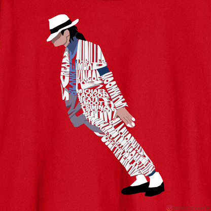 Michael Jackson: Smooth Criminal Oversized Unisex T-shirt (front and back print)