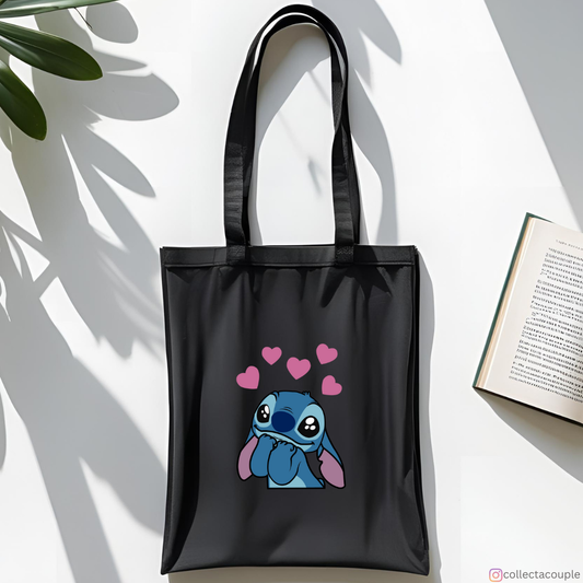 Stitch: Hearts Tote Bag